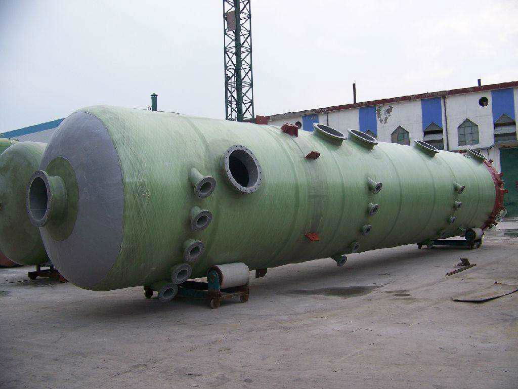 Integrated FRP absorption tower for alkali-chlor plant  4