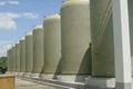 DN4000 FRP fiberglass chemical storage tank 