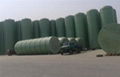 DN4000 FRP fiberglass chemical storage tank 
