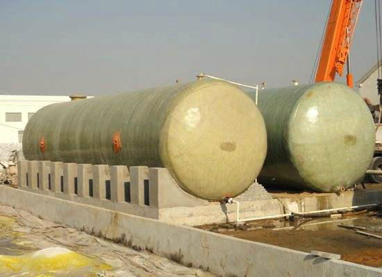 horizontal type corrosion-resist FRP wastewater treatment tank  2