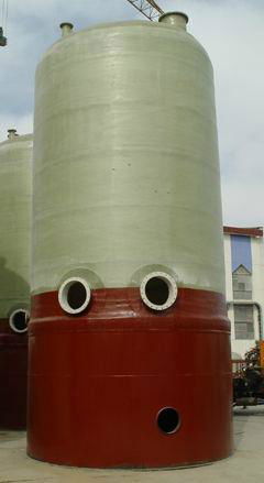 FRP/GRP bubble absorption tower for chemical tail gas 3