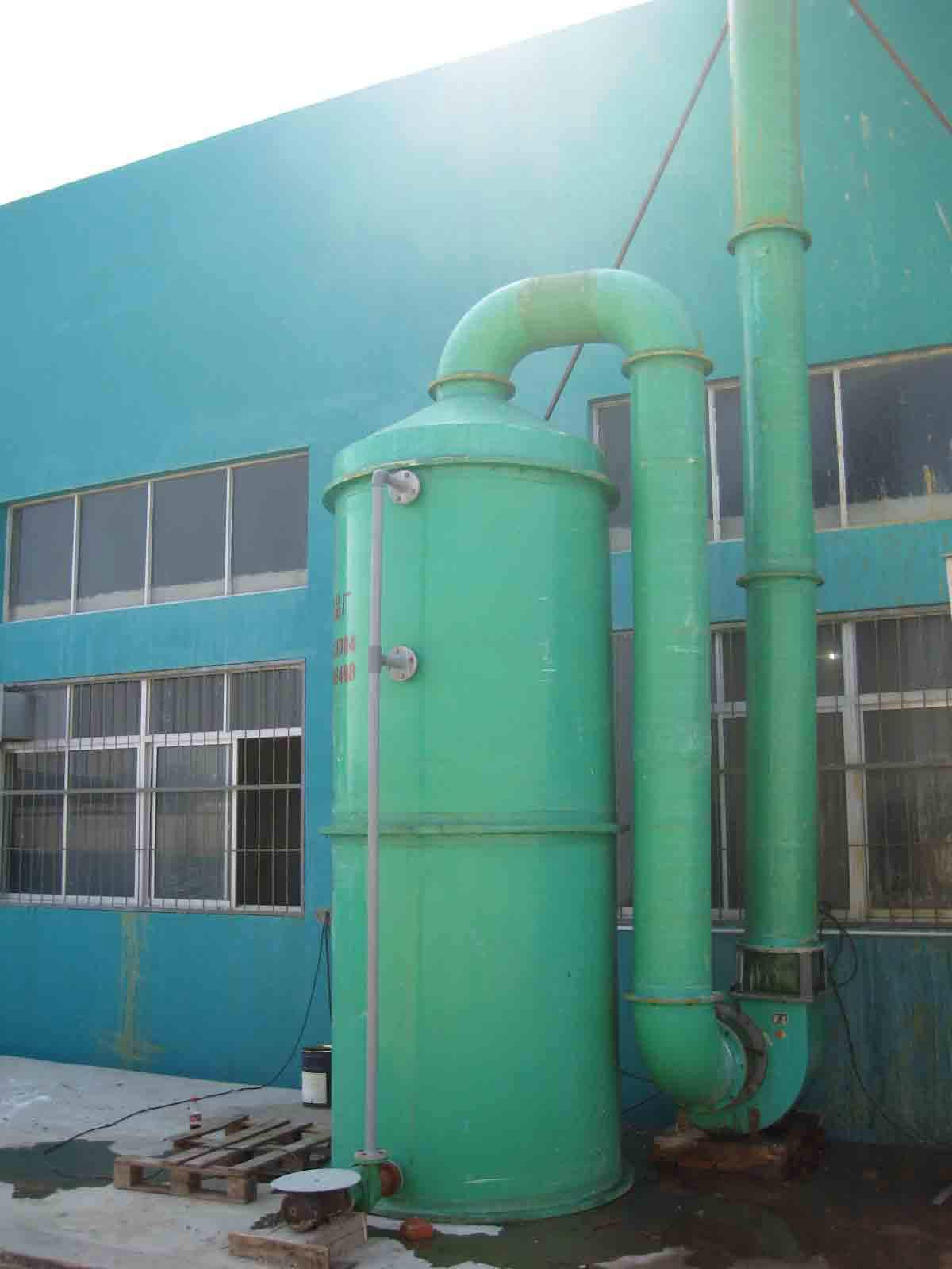 FRP/GRP bubble absorption tower for chemical tail gas 4