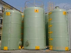 Large-scale corrosion resistance GRP fiberglass chemical storage tank