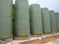 Large-scale corrosion resistance GRP fiberglass chemical storage tank