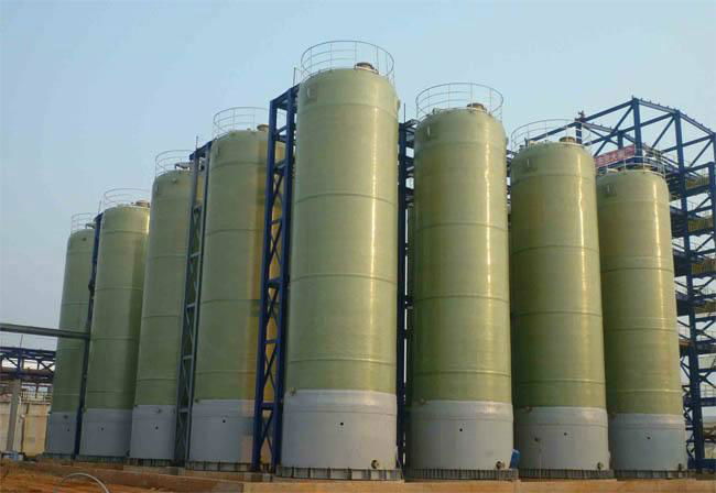 Large-scale corrosion resistance GRP fiberglass chemical storage tank 4