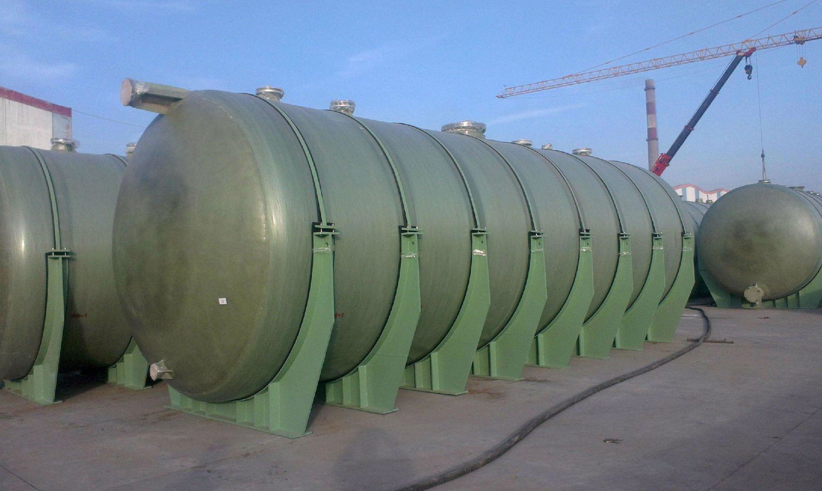 Large-scale corrosion resistance GRP fiberglass chemical storage tank 5