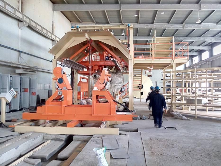 Continuous filament winding machine for fiberglass pipes CFW4000