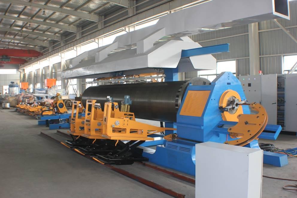 Continuous filament winding machine for fiberglass pipes 4