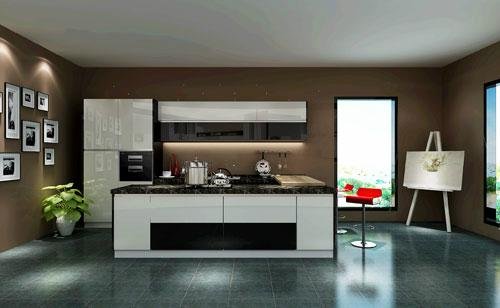 YALIG Paint and Lacquering Board Kitchen Cabinets