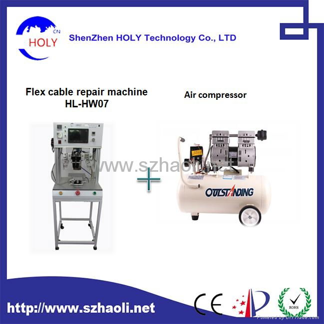 HOLY lcd flex cable bonding machine with four camera