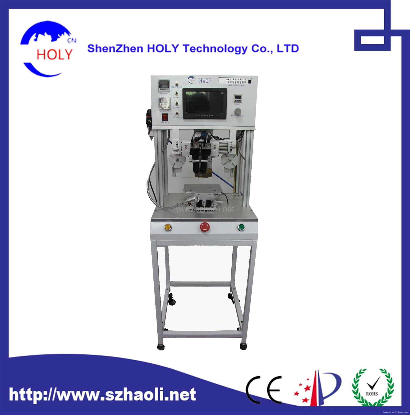 HOLY lcd flex cable bonding machine with four camera 2