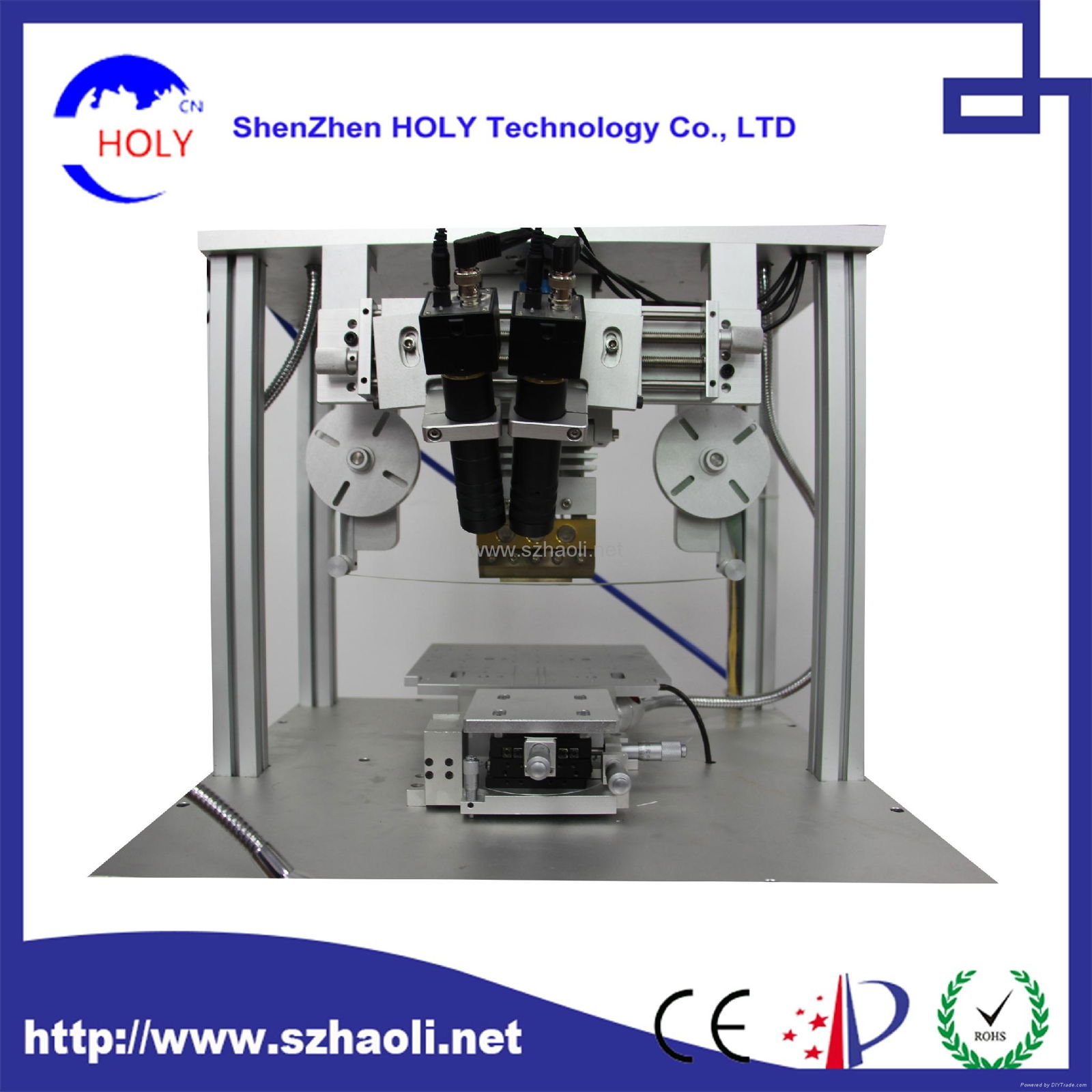 HOLY lcd flex cable bonding machine with four camera 4