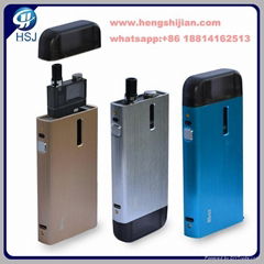 HSJ Hbox mod vape with 2ml Tank colored smoking box style vapour 3.7v volta