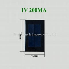 1V 200mA 0.2W 75x46mm Mini Epoxy Solar Panel