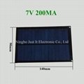 7V 200mA 1.4W 140x90mm Small PET Solar Module
