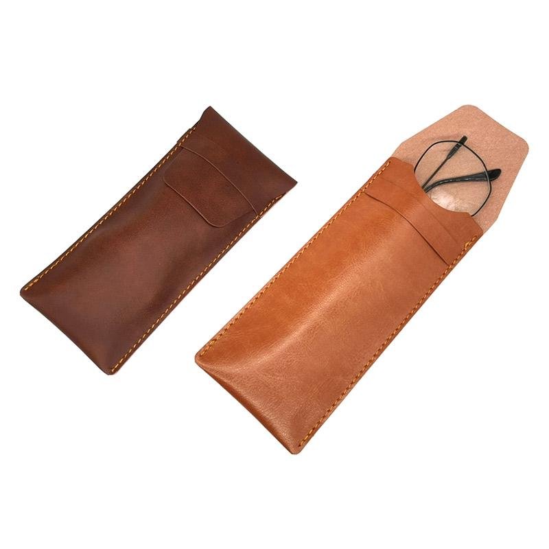 PU Leather glasses cases Women and men fashion sung 3