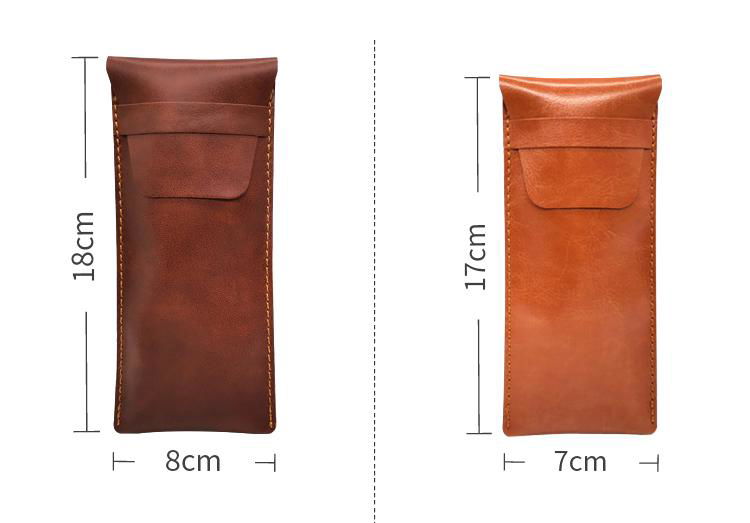 PU Leather glasses cases Women and men fashion sung 4