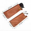 soft fashion glasses pouches pu bag nearsighted glasses leather custom eyewear p 2