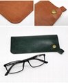 soft fashion glasses pouches pu bag nearsighted glasses leather custom eyewear p