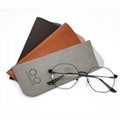 soft pink pu leather case thin glasses travel sleeve pouches sunglass holder 3