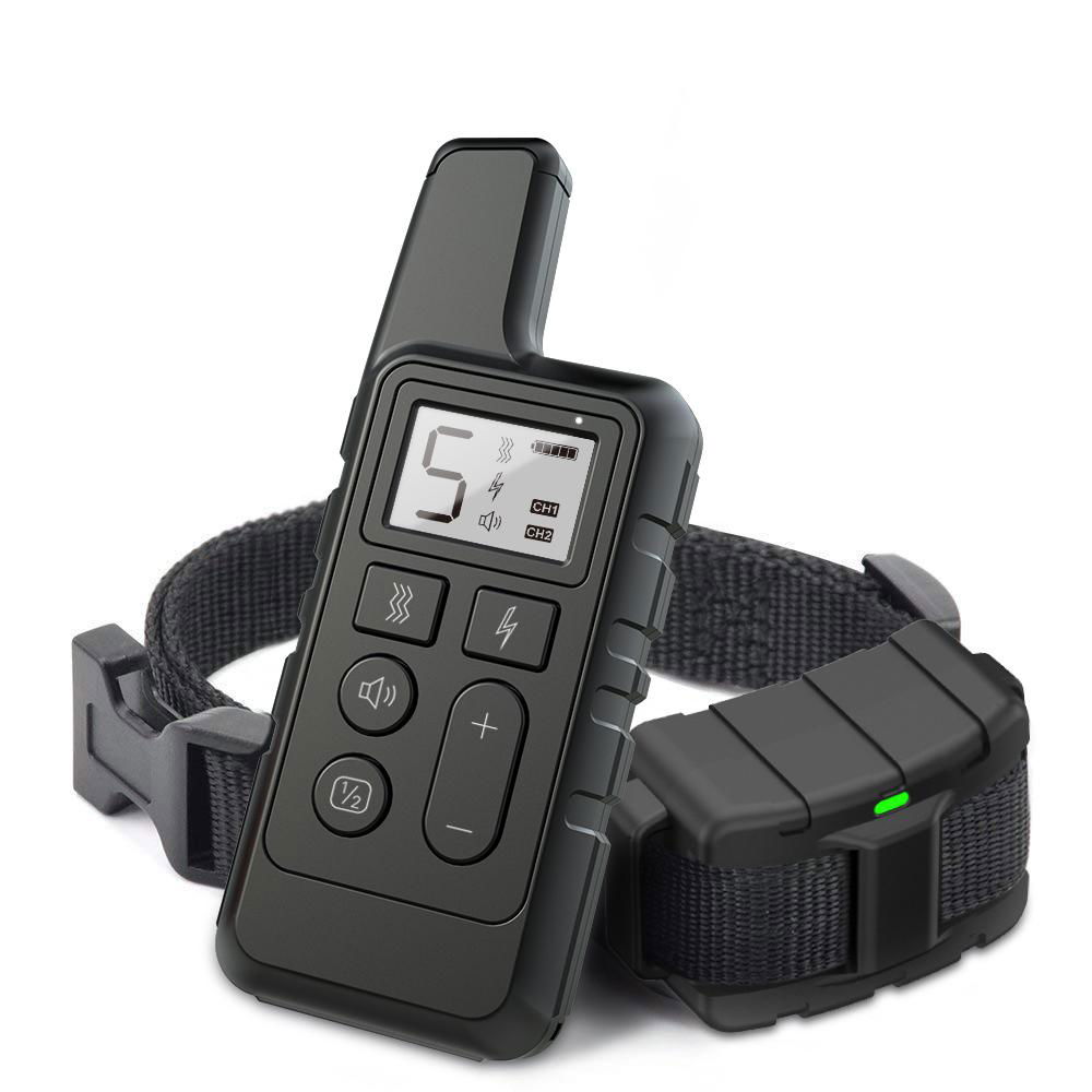 Dog Training Collar 500M Shock sound Anti-Bark Remote Waterproof usb Rechargeabl 2