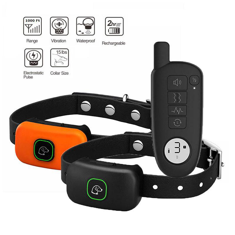 Remote Dog Collar 1000ft Range Electric Collars