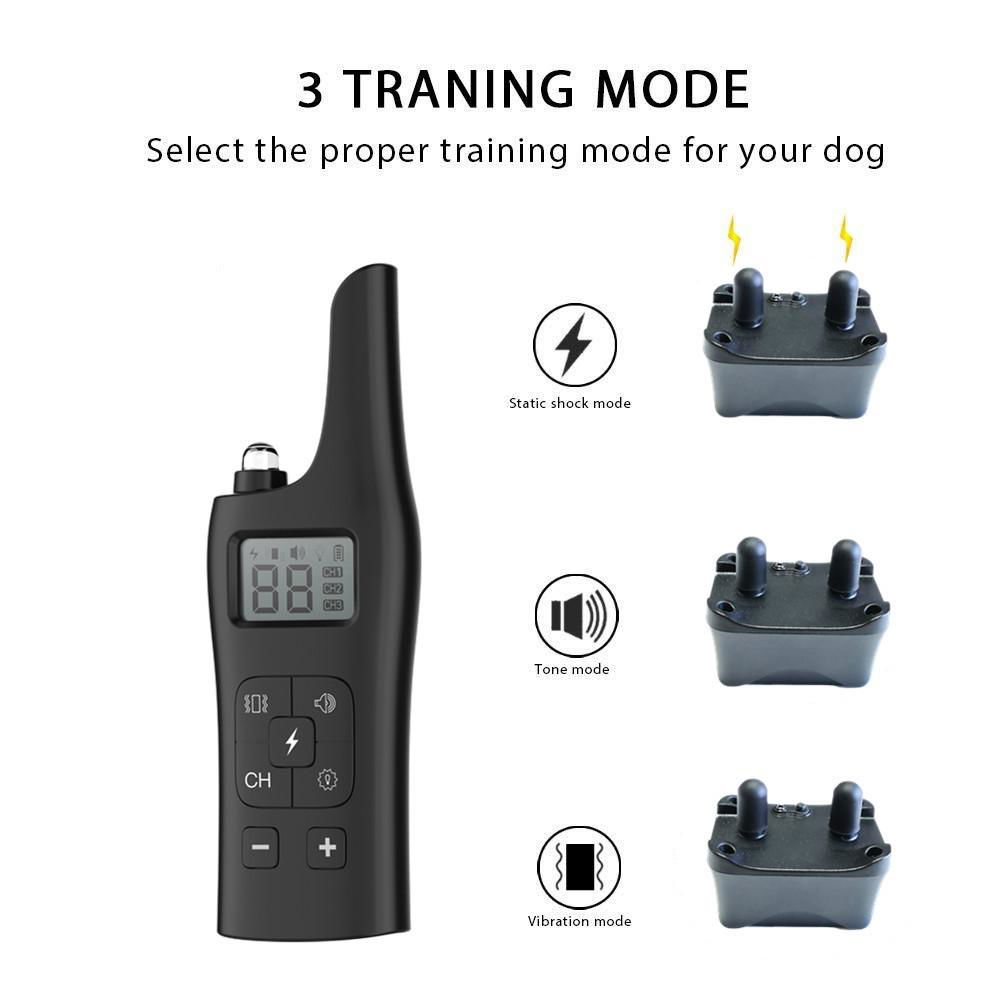 800m remote control stop bark training collar 2