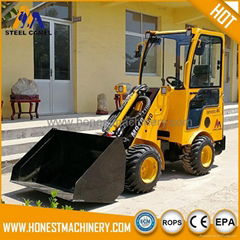 Hydraulic telescopic mini wheel loader