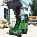 compact mini 4x4 articulated wheel loader 2