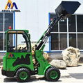 compact mini 4x4 articulated wheel loader 3