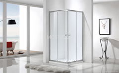 Square Double Sliding Doors Shower