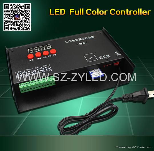 RGB/Full color led controller with SD program card 5