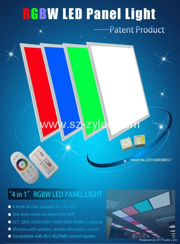 RGBW, RGB+CCT Panel Light 2