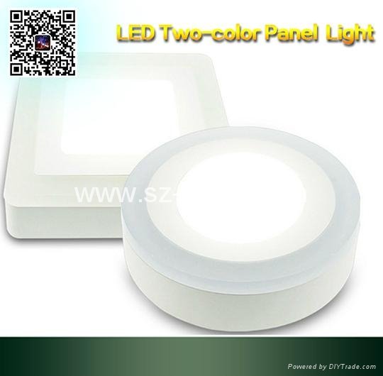 LED Two color panel light indoor light  4