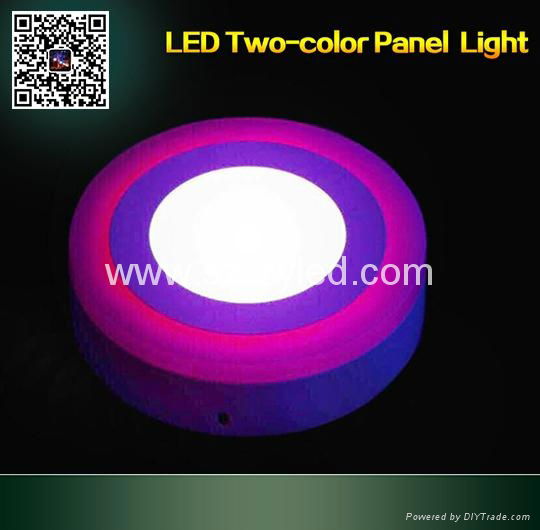 LED Two color panel light indoor light  3