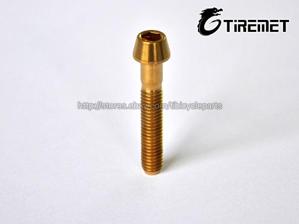 Colorful Titanium Aerospace Allen Hex Tapered Head Bike Bolt Screw M5X30 .. 2