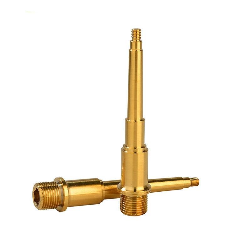 Gold Color 68g/pair Titanium Ti Pedal Spindle Axle for Crank Brothers