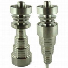 Universal Domeless Titanium Nail 10/14/18mm Male and Female Adjustable 