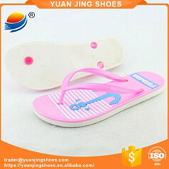 Cheap Romantic Pink Sailor Fancy Ladies Flat Chappals for Girls 