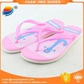 Cheap Romantic Pink Sailor Fancy Ladies Flat Chappals for Girls  3