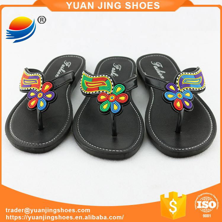 Africa Maasai Stylish Slippers for Women - 1J523+13W - Changta (China ...