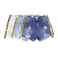 Factory OEM ladies denim jeans shorts 3