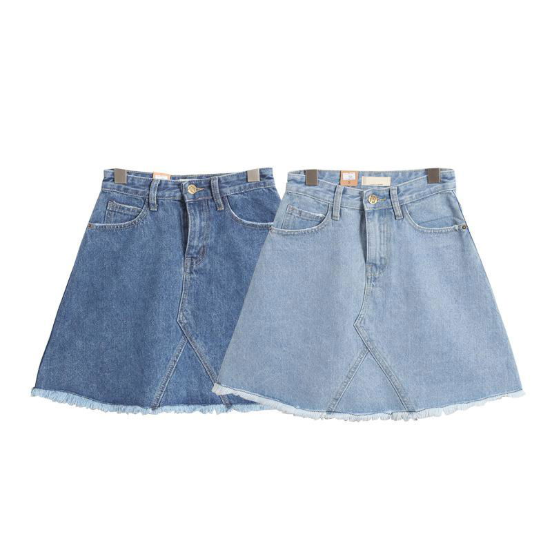 Manufacturing denim jeans skirts 4