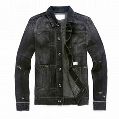 Chinese factory custom denim jean jackets