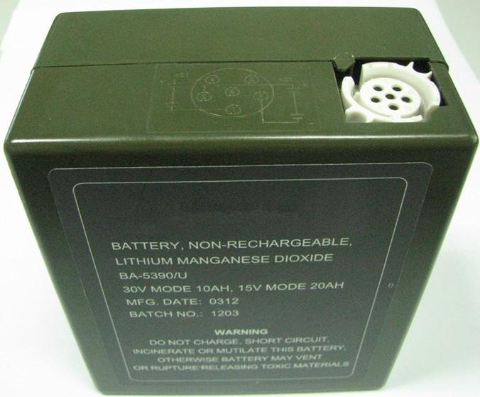 BA-5390/U 军用非充电锂——二氧化锰电池 3