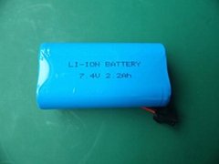 2 series 1 and 18650 lithium ion battery