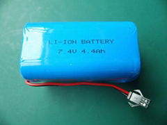 2 series 2 and 18650 lithium ion battery pack