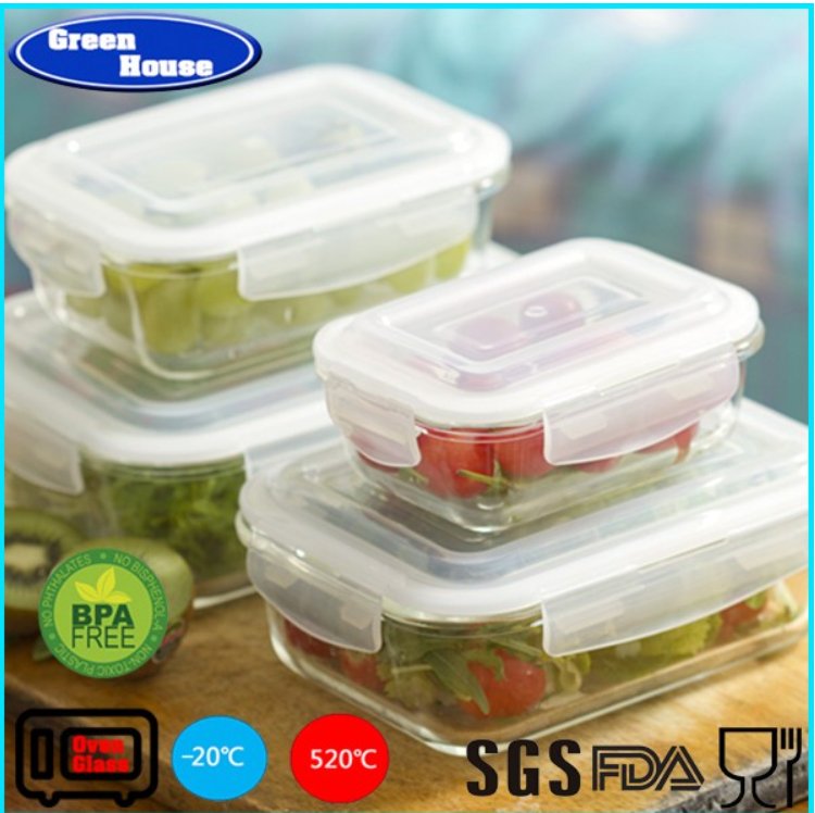 High Borosilicate Glass Food Storage Container  1