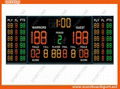 Wireless LED Basketball Scoreboard with Buzzer Built-in and LED Time Display
