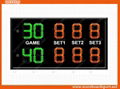 Wireless LED Electronic Tennis Scoreboard with Game Score Display